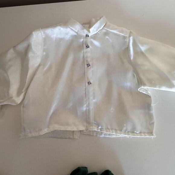 ❌SOLD❌ 
American Girl Doll Pleasant Company Holiday Bib Outfit Complete Necklace - Picture 4 of 5